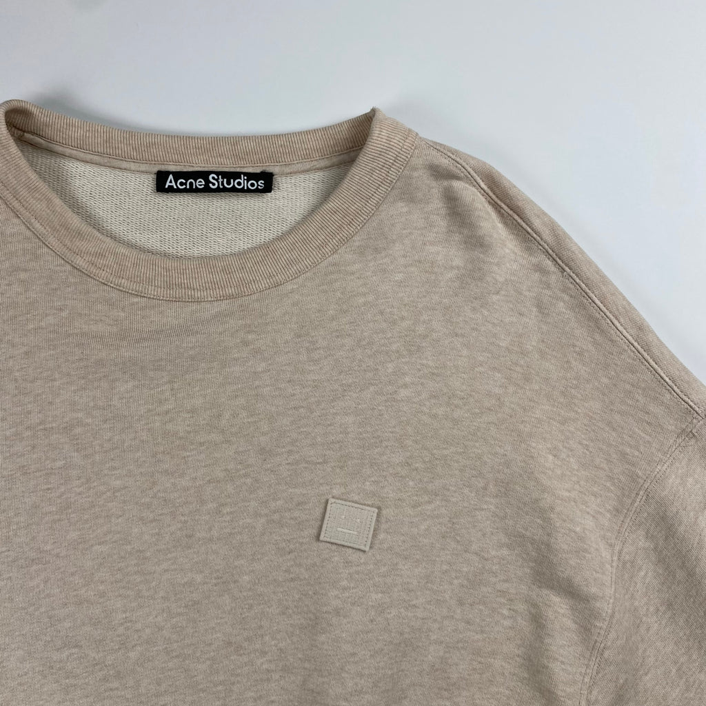 Acne Studios アクネストゥディオズ / ビッグシルエット ワンポイントスウェット フェイスパッチ SIZE:S（L程度）