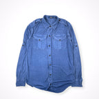 POLO RALPH LAUREN / シルクミリタリーシャツ 参考定価：35,000程度 SIZE:S