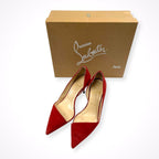 Christian Louboutin / メタルヒールスウェードパンプス 箱付 参考定価：120,000程度 SIZE:36