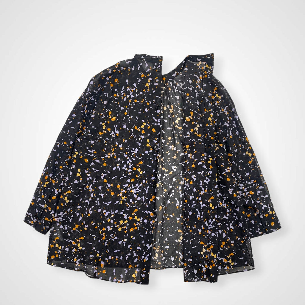 DES PRES デプレ / 総柄コットンブラウス 参考定価：35,000程度 SIZE:36