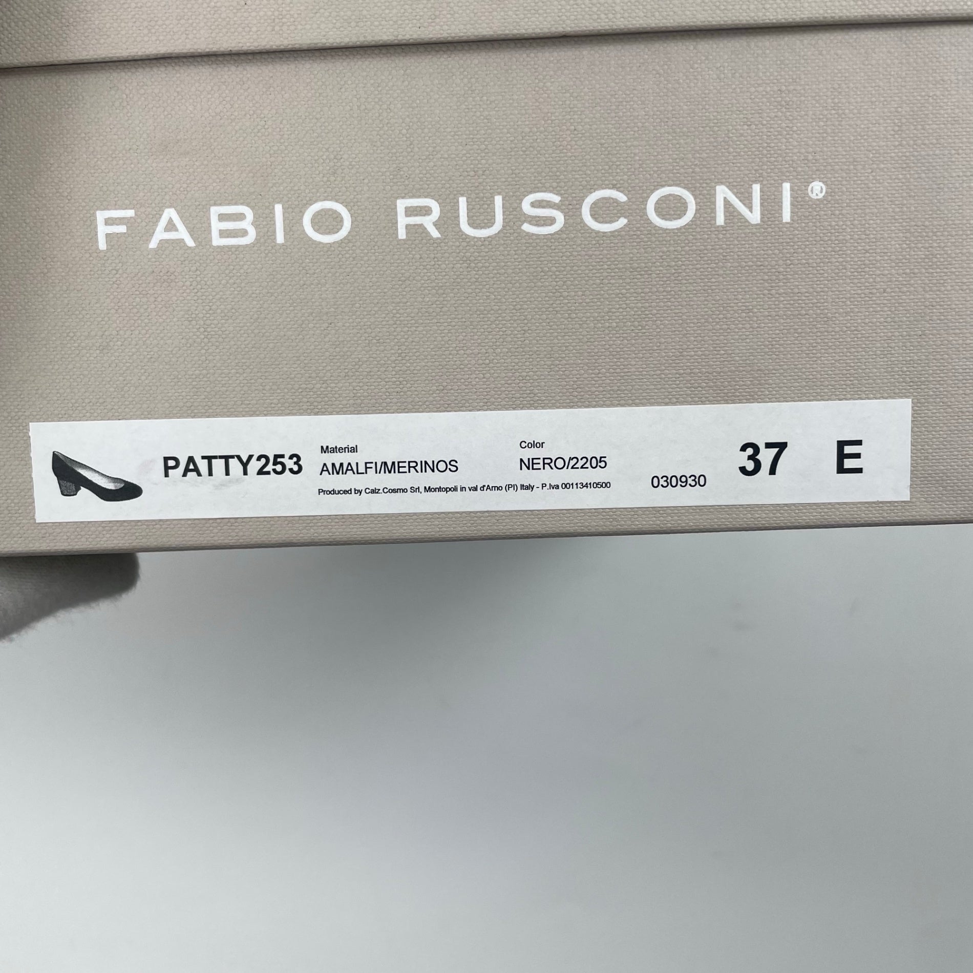 FABIO RUSCONI / ボアパンプス PATTY253 未使用品 参考定価：27,000+tax SIZE：37