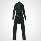 Rick Owens リックオウエンス / tight gary leather flight suits レザージャンプスーツ RR02A5550-LS SIZE:48