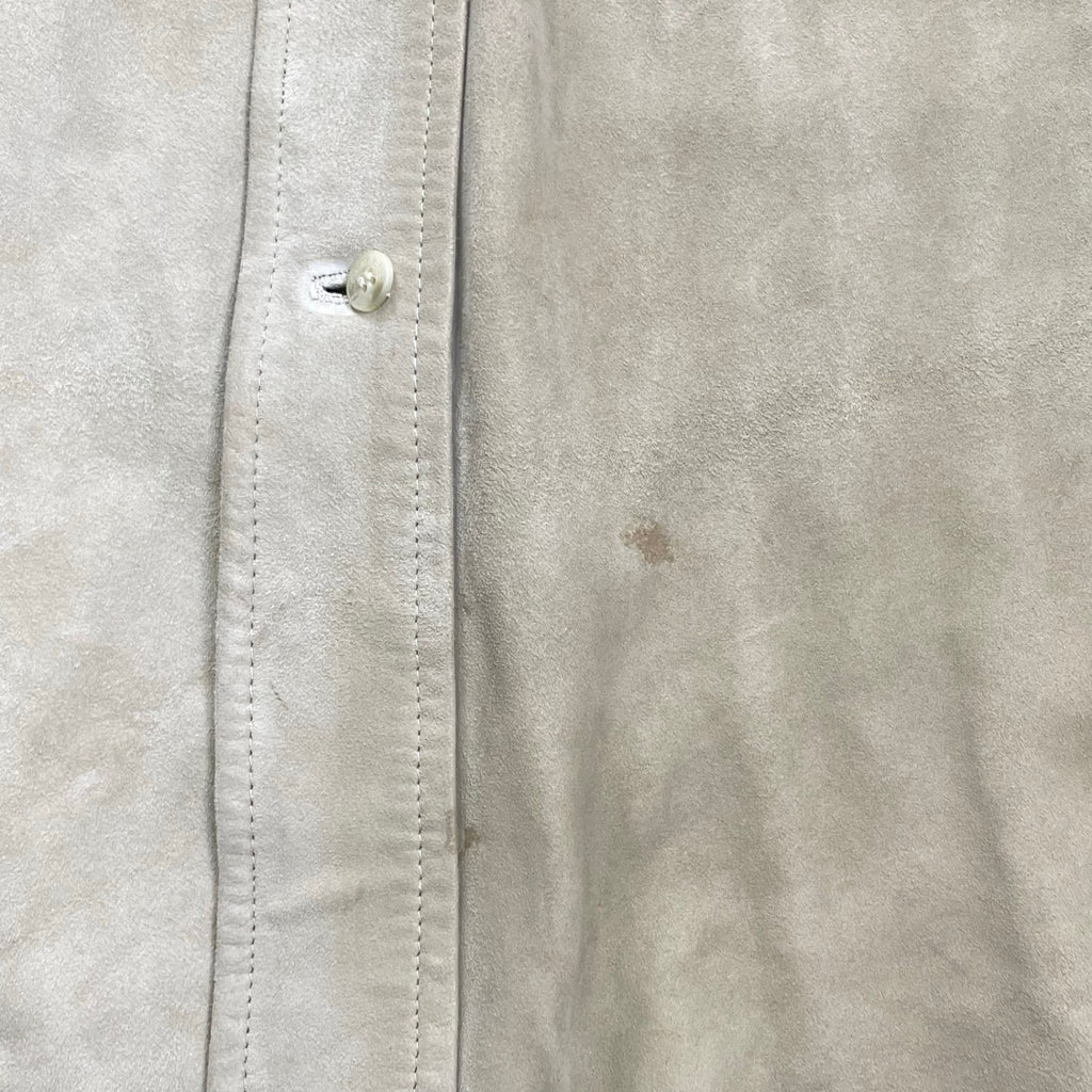 VINTAGE ヴィンテージ FACONNABLE / 古着 ゴートレザーシャツ ボタンダウン SIZE:L