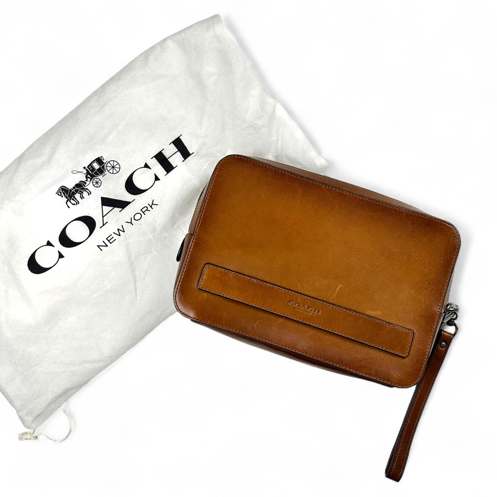 COACH コーチ / オールレザー セカンドバッグ クラッチバッグ 93527