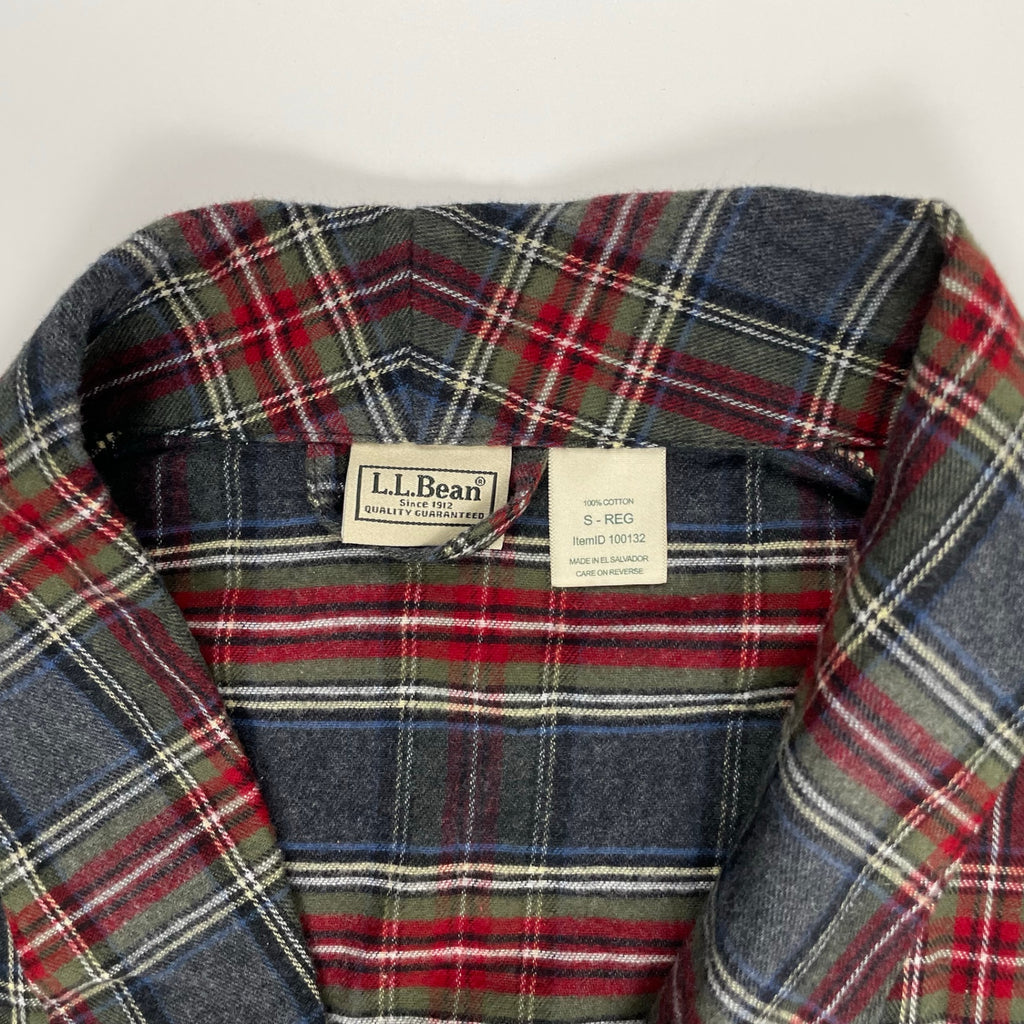 L.L. Bean エルエルビーン / スコッチプラッドフランネルローブ 参考定価：13,000+tax SIZE：S