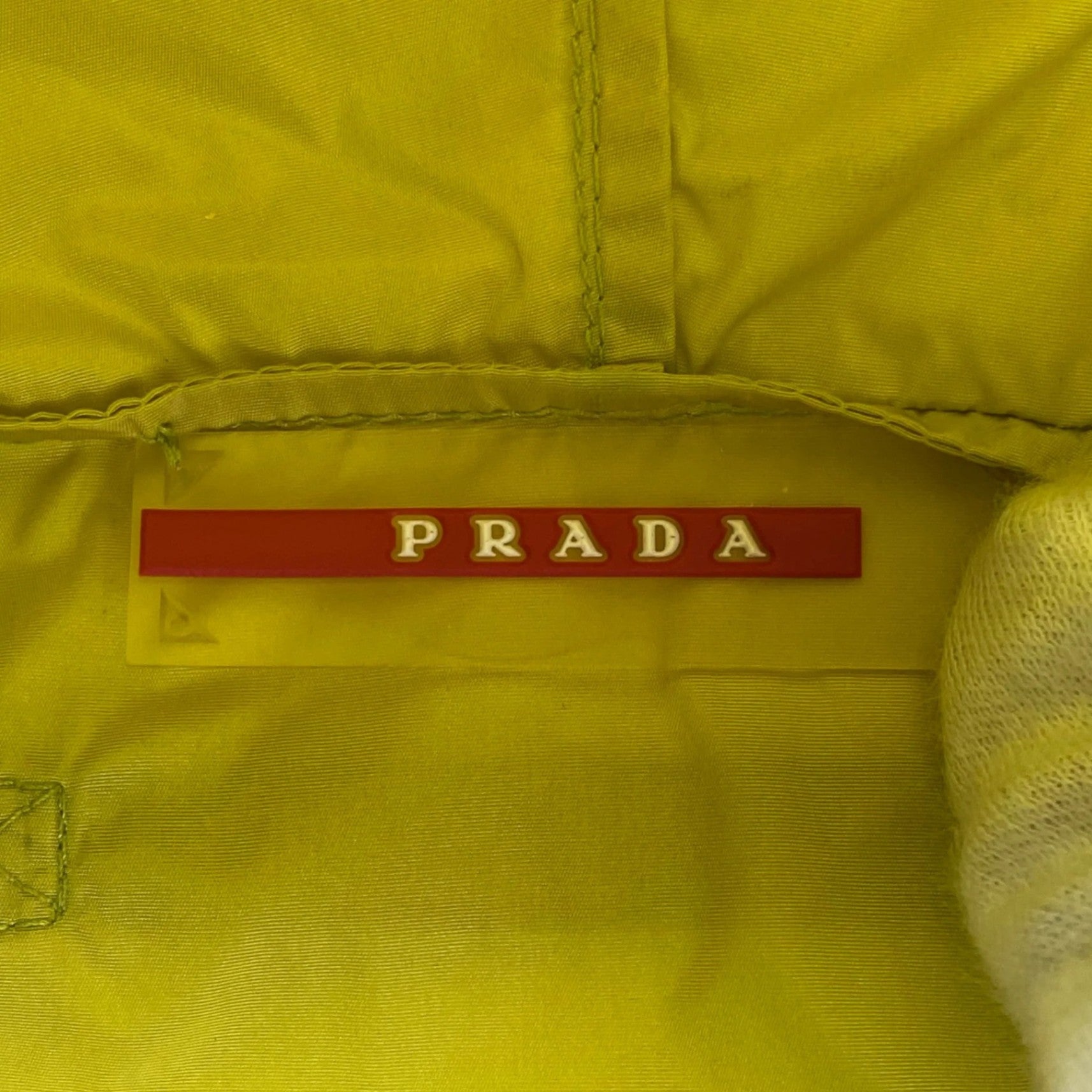 PRADA SPORT プラダスポーツ / ナイロンジップアップジャケット ピスタチオカラー 代理店有 SIZE：M