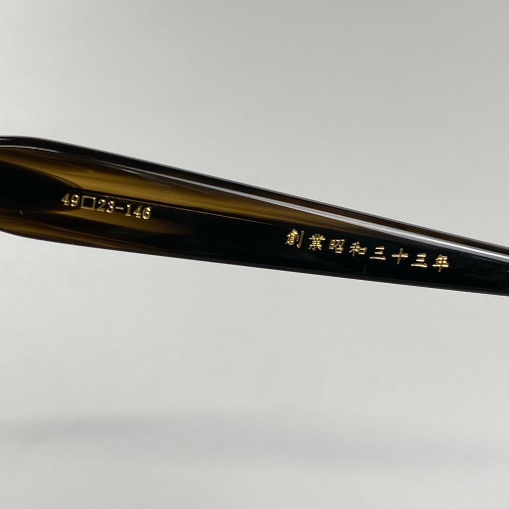 2025年夏発売 金子眼鏡 K18ライン / K18 メタルアイウェア 度なしクリアレンズ KMG-20 参考定価：132,000+tax