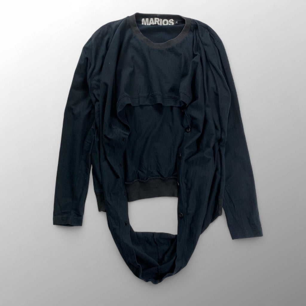 MARIOS マリオス / メタモルフォーゼ ドレープカットソー イタリアブランド SIZE：S