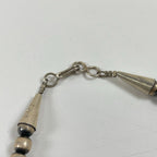 ERICKA NICOLAS BEGAY / ナバホパールネックレス 40cm 4-5mm OXIDIZED