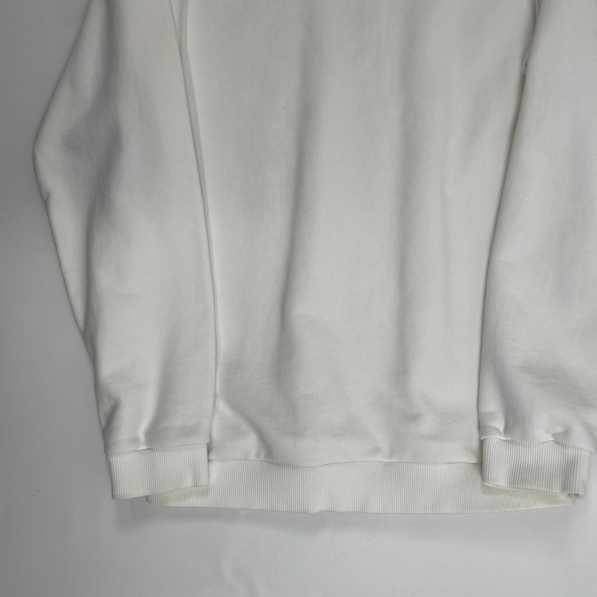 BALMAIN バルマン / プリントロゴラグランスウェット ホワイト 参考定価：69,000+tax SIZE:S