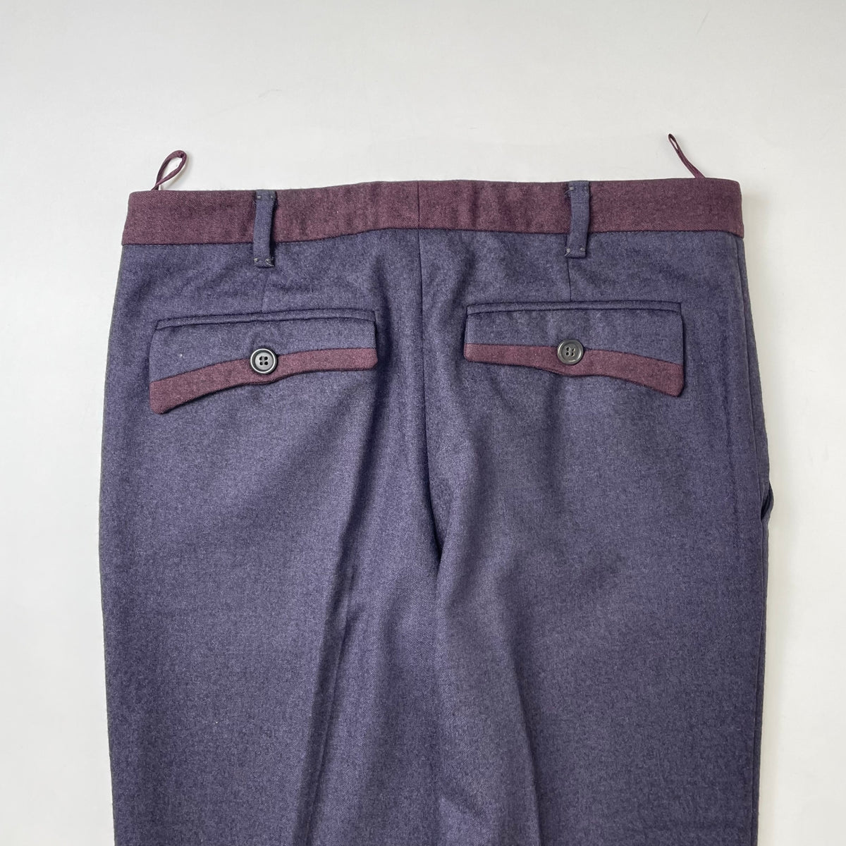 miu miu / アーカイブ 2トーンヴァージンウールスラックス SIZE:36