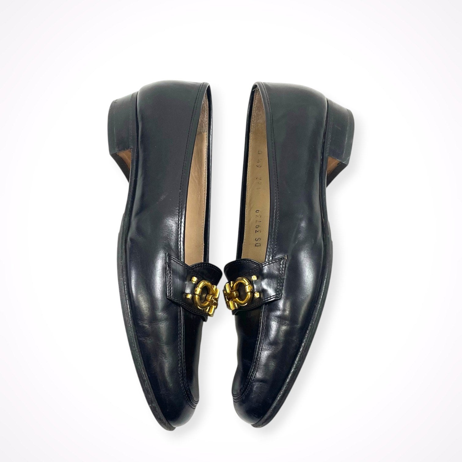 Salvatore Ferragamo / ガンチーニレザーローファー SIZE:6 1/2