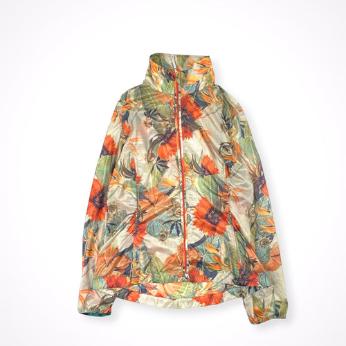 CHERVO / フローラルプリント ジップアップジャケット 参考定価：60,000程度 SIZE:40