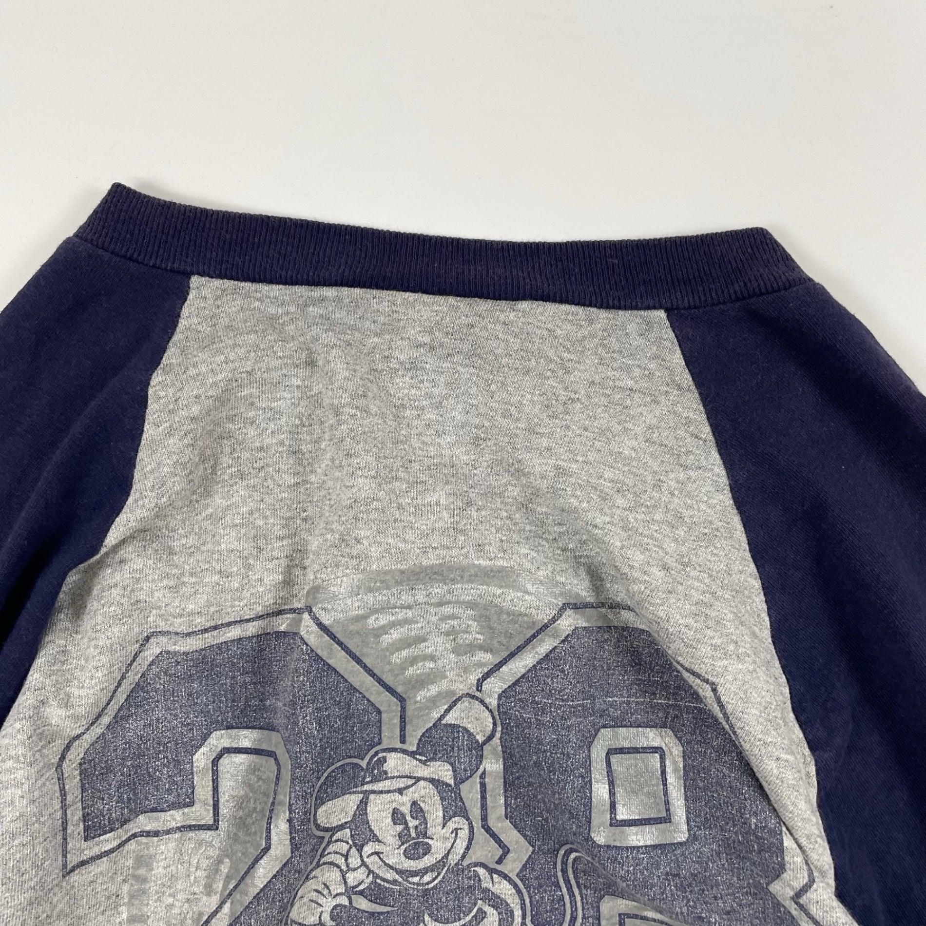 Walt Disney / ヴィンテージ ベースボールラグランTシャツ MLB SIZE:M程度