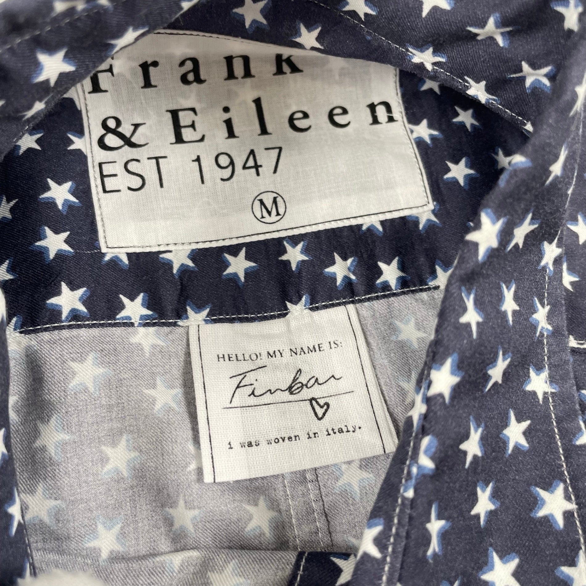 Frank＆Eileen / FINBARスターシャツ 参考定価：29,000+tax SIZE:M