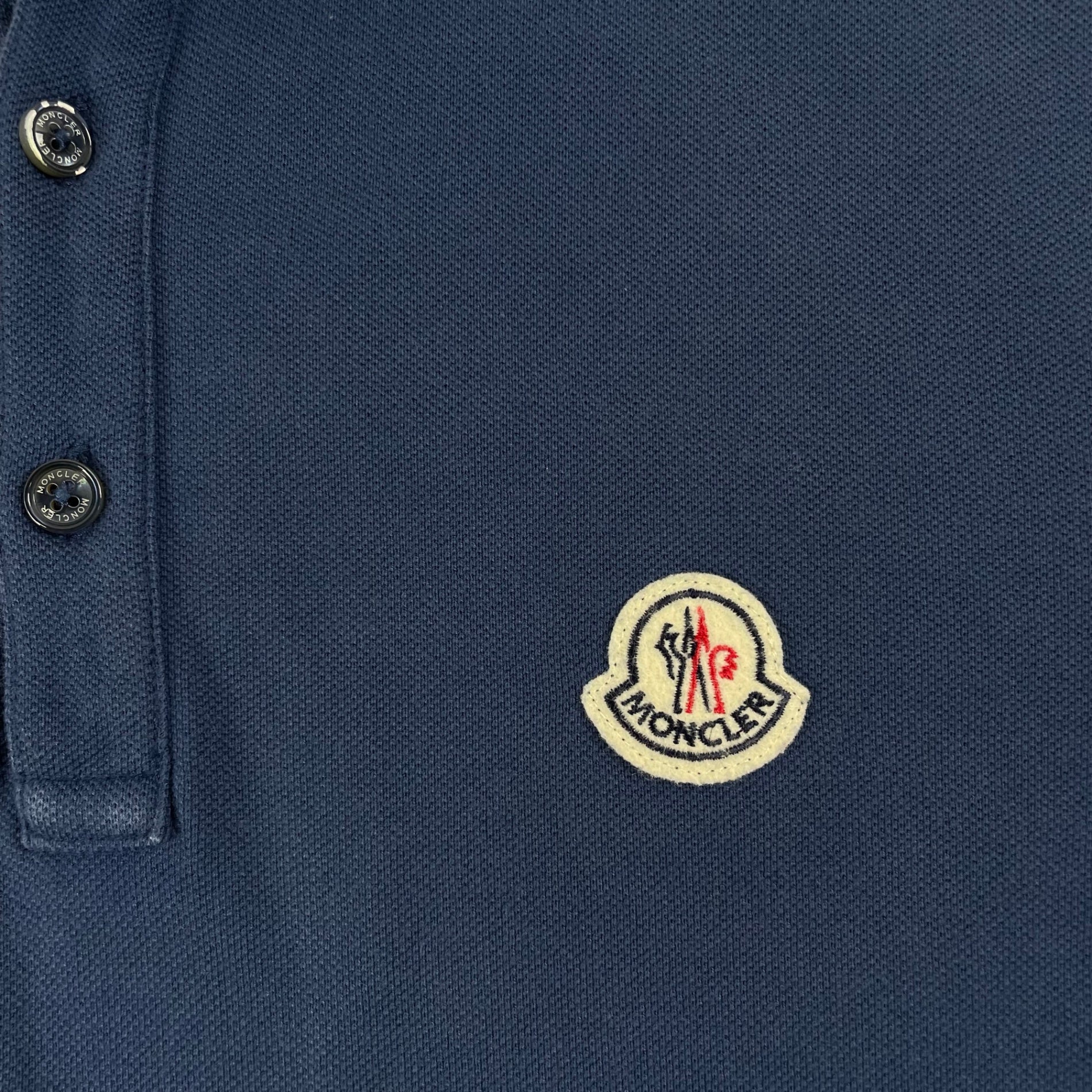 MONCLER / ワンポイントワッペン ポロシャツ  SIZE:L