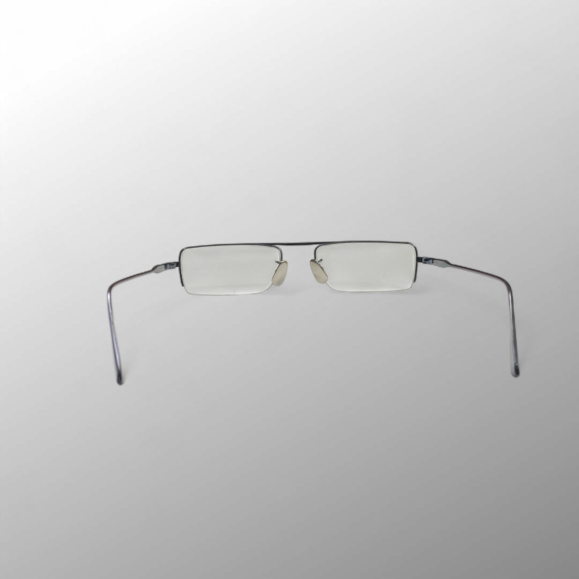 金子眼鏡 【METALシリーズ】 / ハイブリッジ ミニマル 伊達メガネ 度なしクリアレンズ入 参考定価：40,000+tax