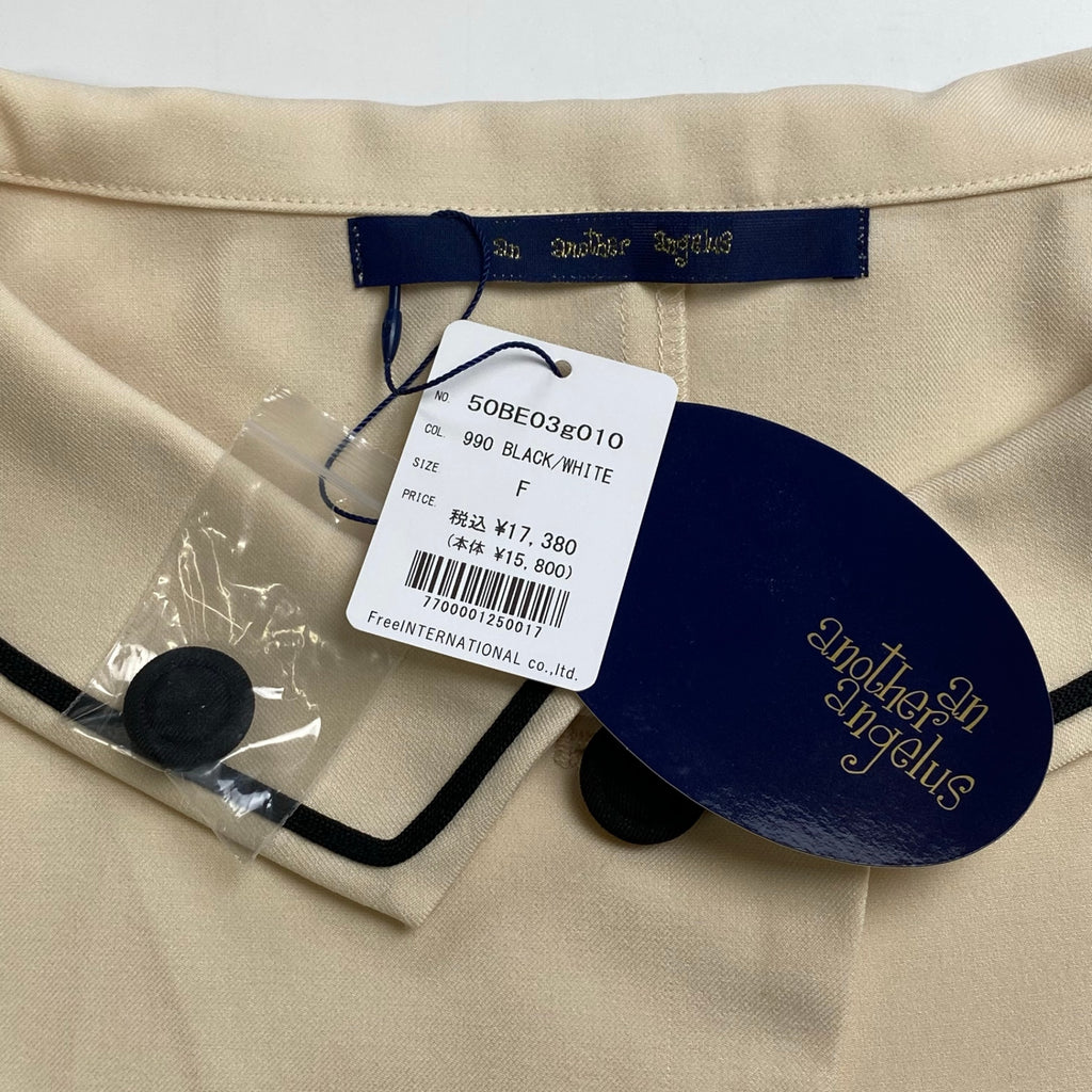 an another angelus アン アナザー アンジェラス / ジャケット付きドットキャミワンピース 未使用 参考定価：15,800+tax SIZE:FREE