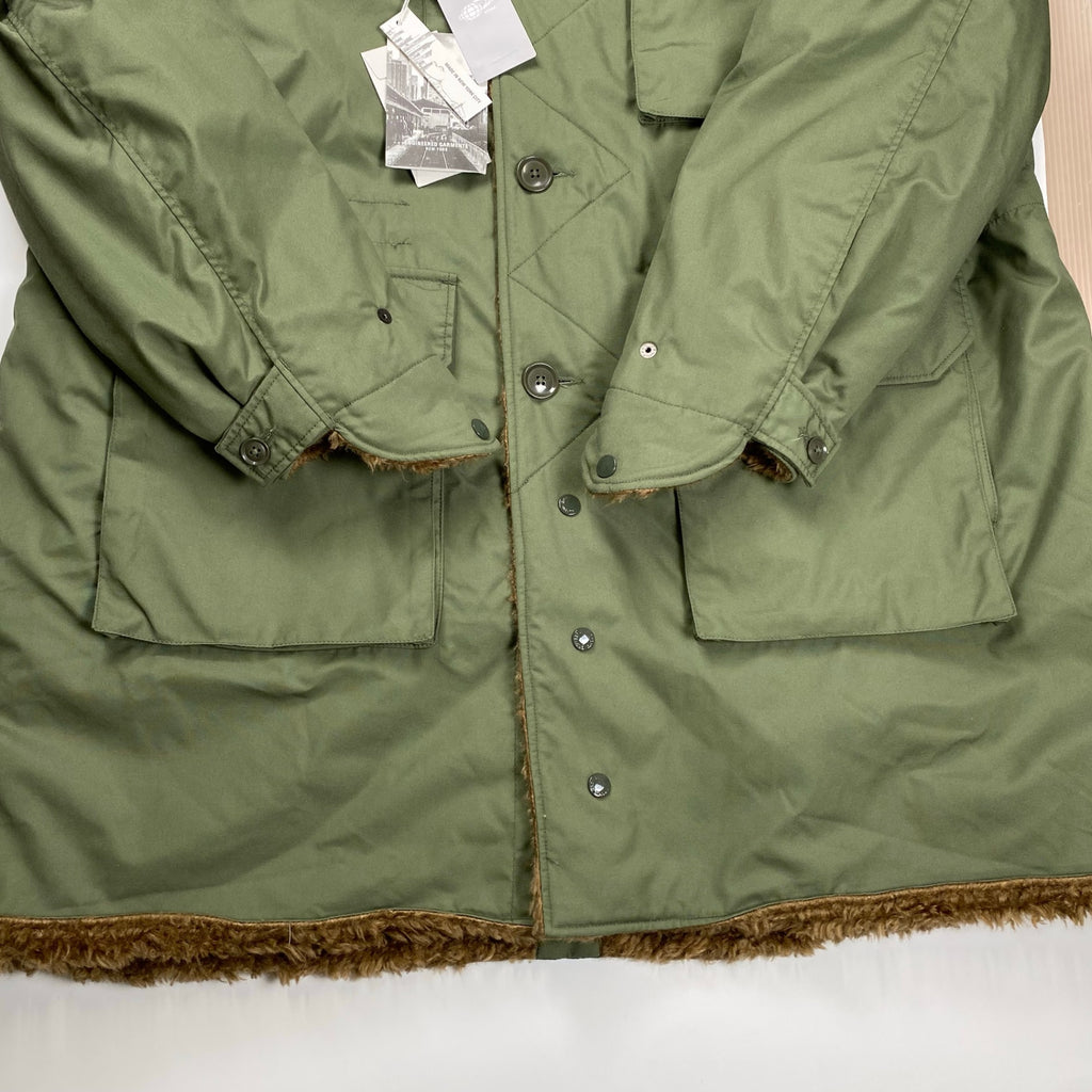 ENGINEERED GARMENTS × BEAMS PLUS / Reversible Field Fur Coat  タグ付 参考定価：117,000+tax SIZE:L