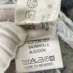 roberto cavalli / パイソン＆フェザー柄切替シャツ 参考定価：100,000程度 SIZE:48