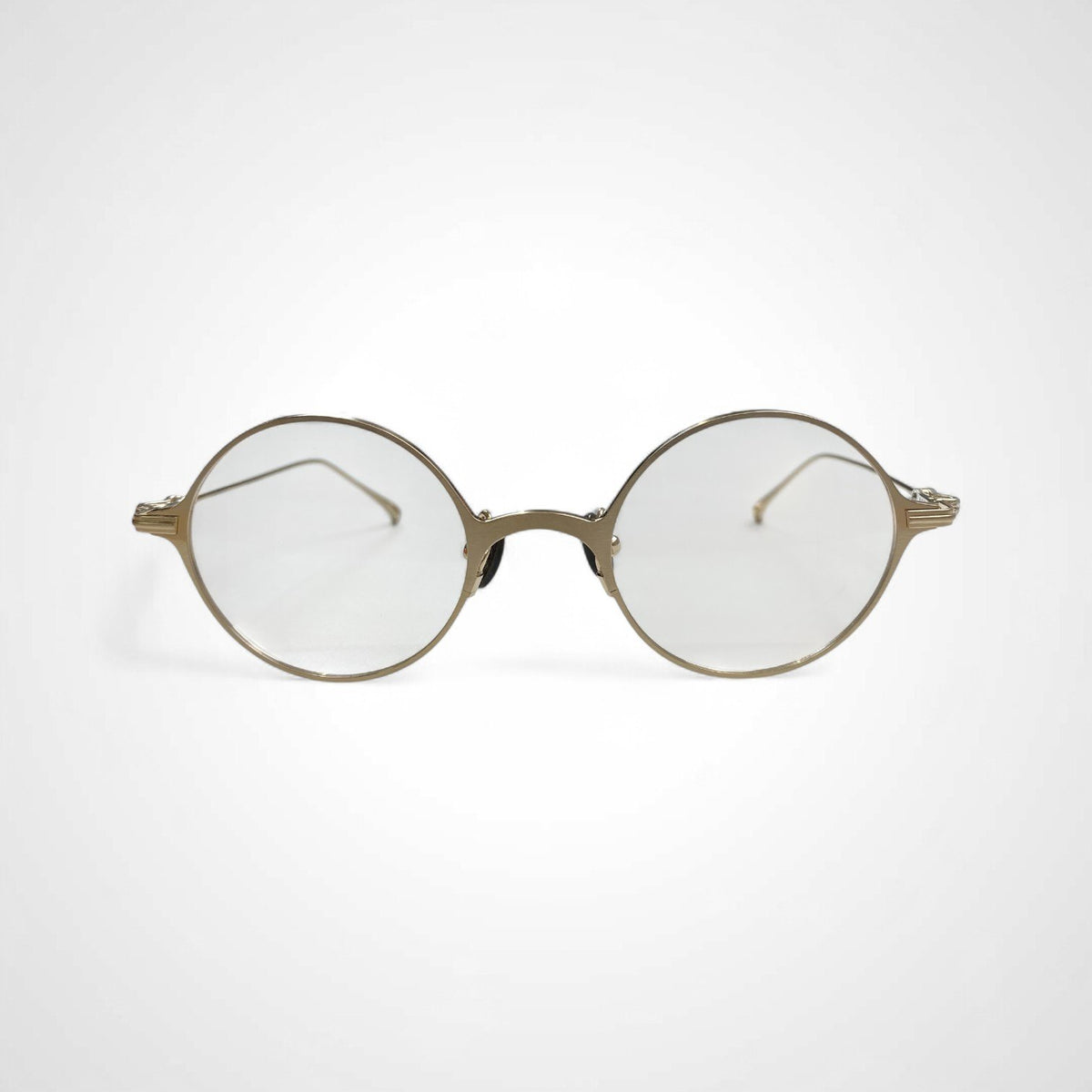 金子眼鏡 「PREMIUMシリーズ」 / ラウンド SILVER925ミックス 度なしクリアレンズ 参考定価：80,000程度 SIZE:47□22-141