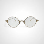 金子眼鏡 「PREMIUMシリーズ」 / ラウンド SILVER925ミックス 度なしクリアレンズ 参考定価：80,000程度 SIZE:47□22-141