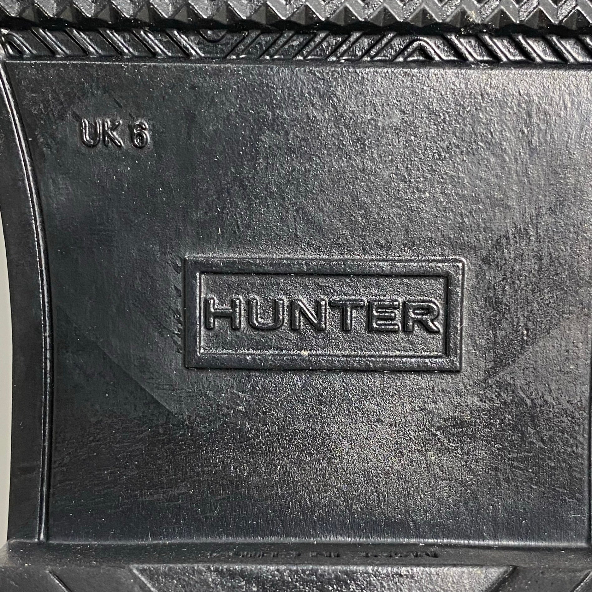 HUNTER ハンター / リボンラバーローファー 極美品 参考定価：17,000+tax SIZE:UK6(25cm)