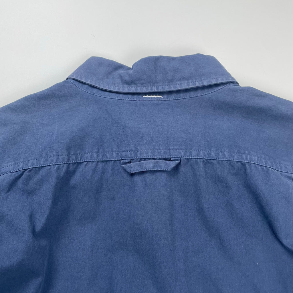 MHL. エムエイチエル / コットンシャツワンピース ブルー 日本製 参考定価：32,000程度 SIZE:1