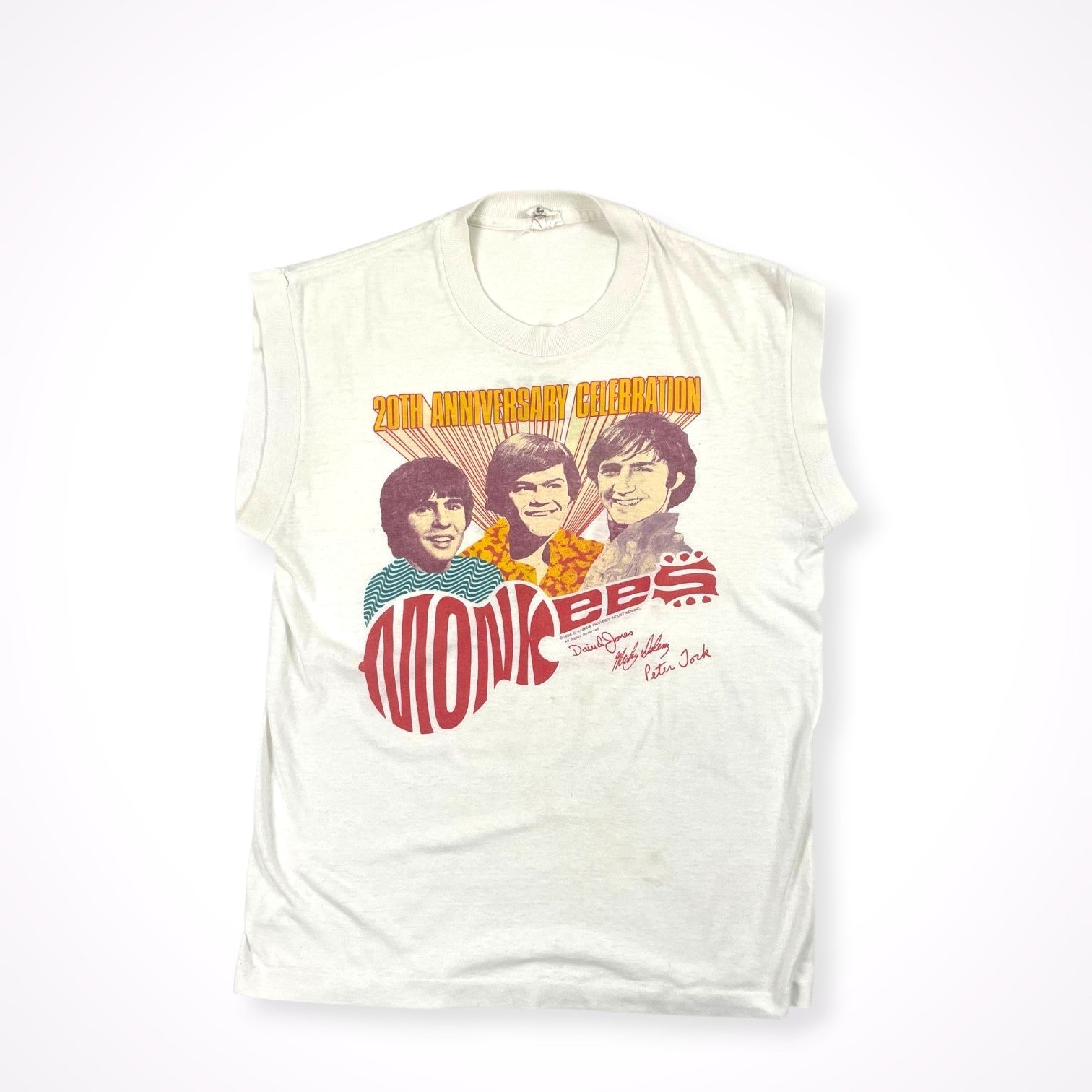 Monkees モンキーズ / 80s ヴィンテージノースリーブTEE SIZE：L