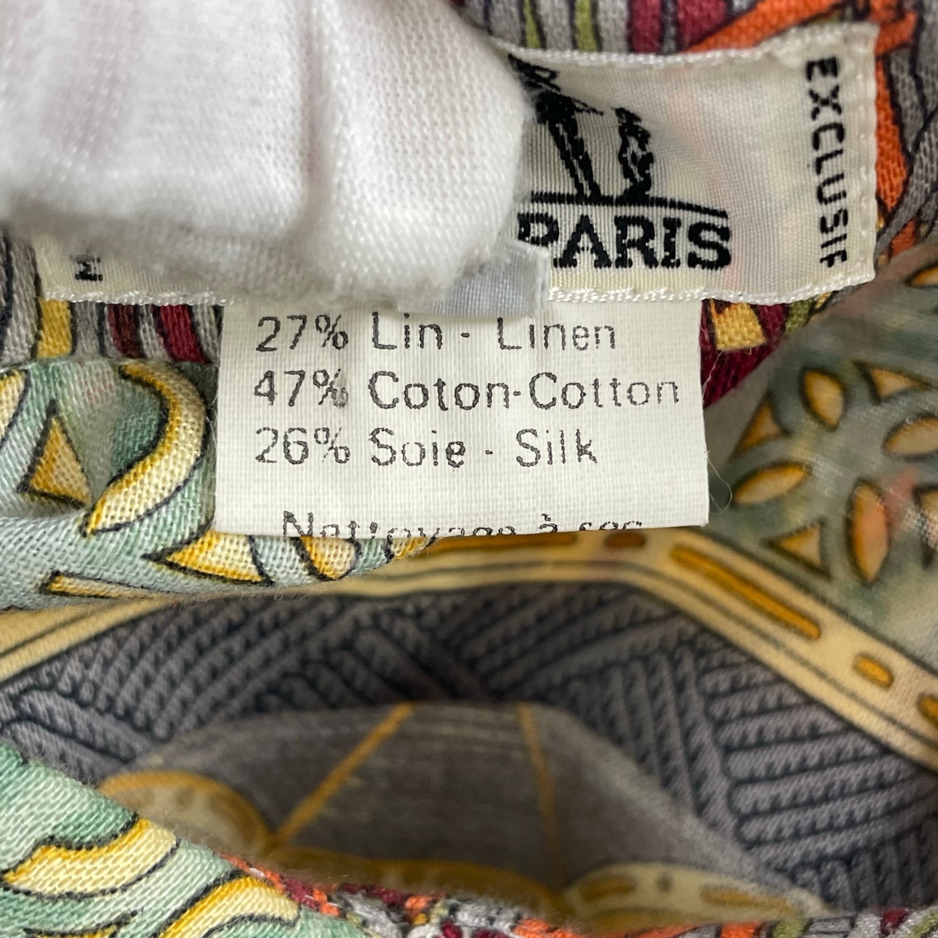 HERMES / 80s VINTAGE コットンシルクリネンMIXシャツ SIZE：40 – BAUM