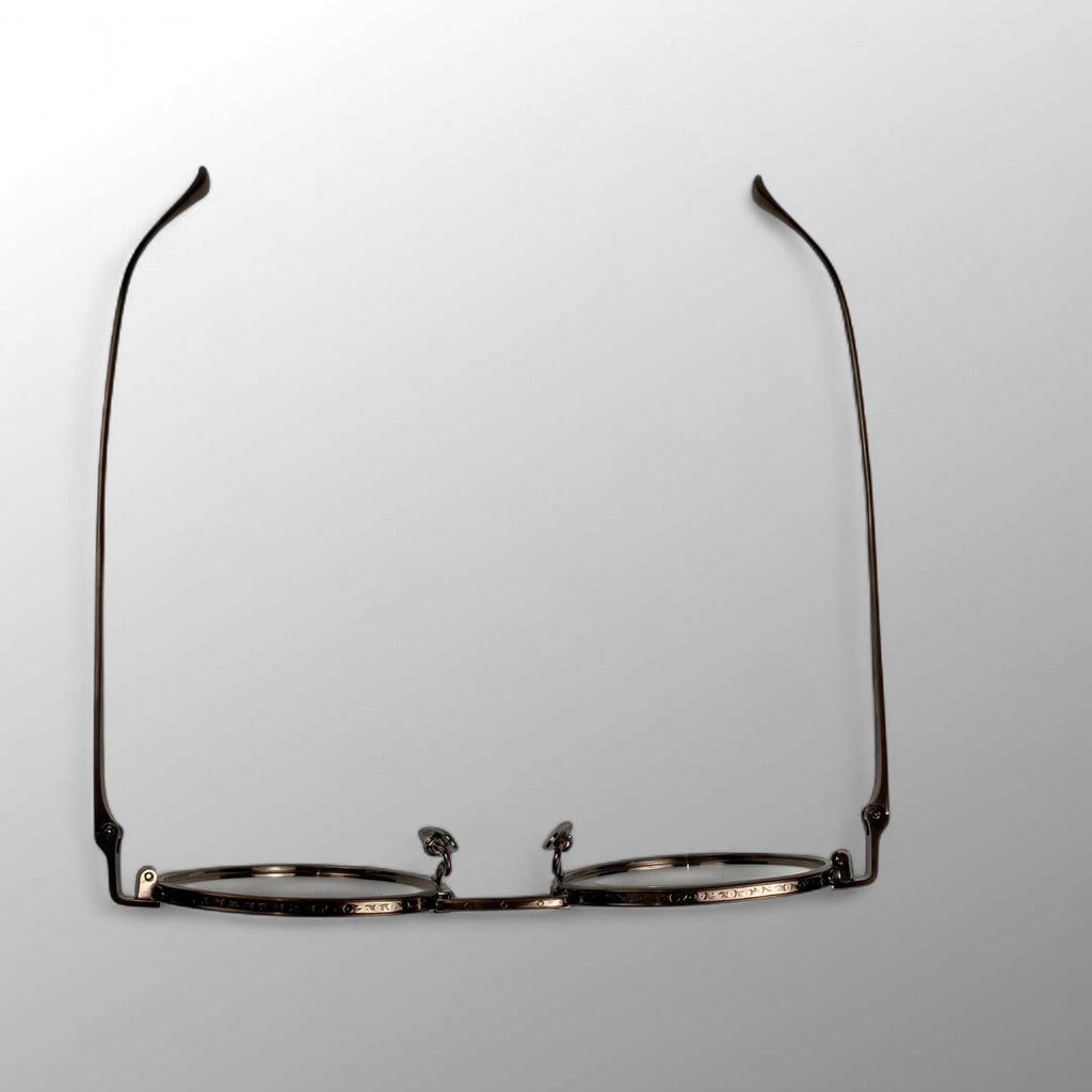 【未使用級】 金子眼鏡 JAPANシリーズ / チタンフレーム ボストン型アイウェア ブロンズカラー 度なしクリアレンズ KJ-62 参考定価：50,000+tax