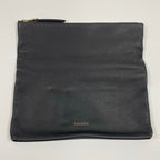 ESCADA エスカーダ / レザークラッチバッグ 折りたたみ型 ブラック 参考定価：130,000程度