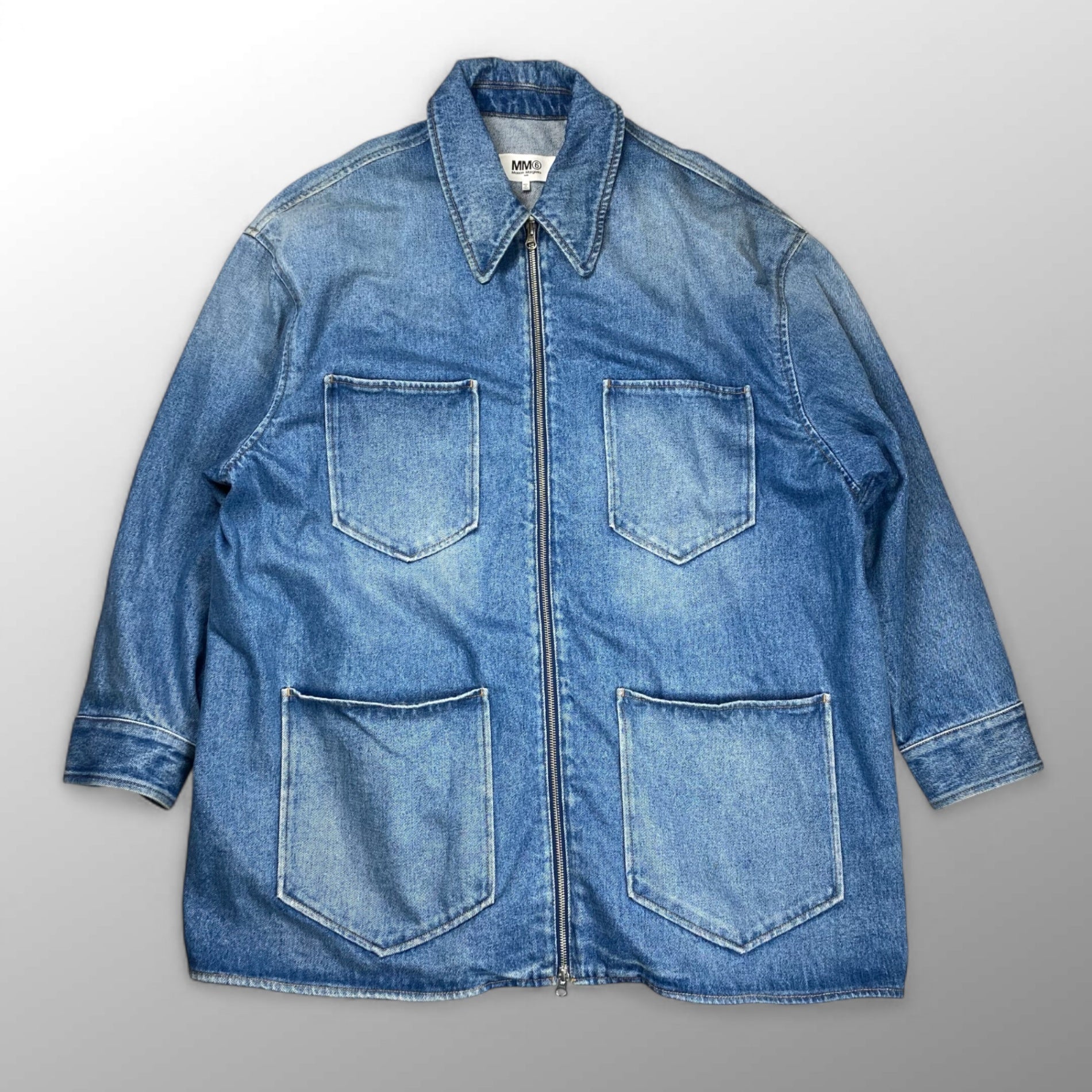 MM6 MAISON MARGIELA エムエムシックス メゾンマルジェラ / オーバーサイズウォッシュドデニムジャケット S52AM0166 ユニセックス 参考定価：88,000+tax