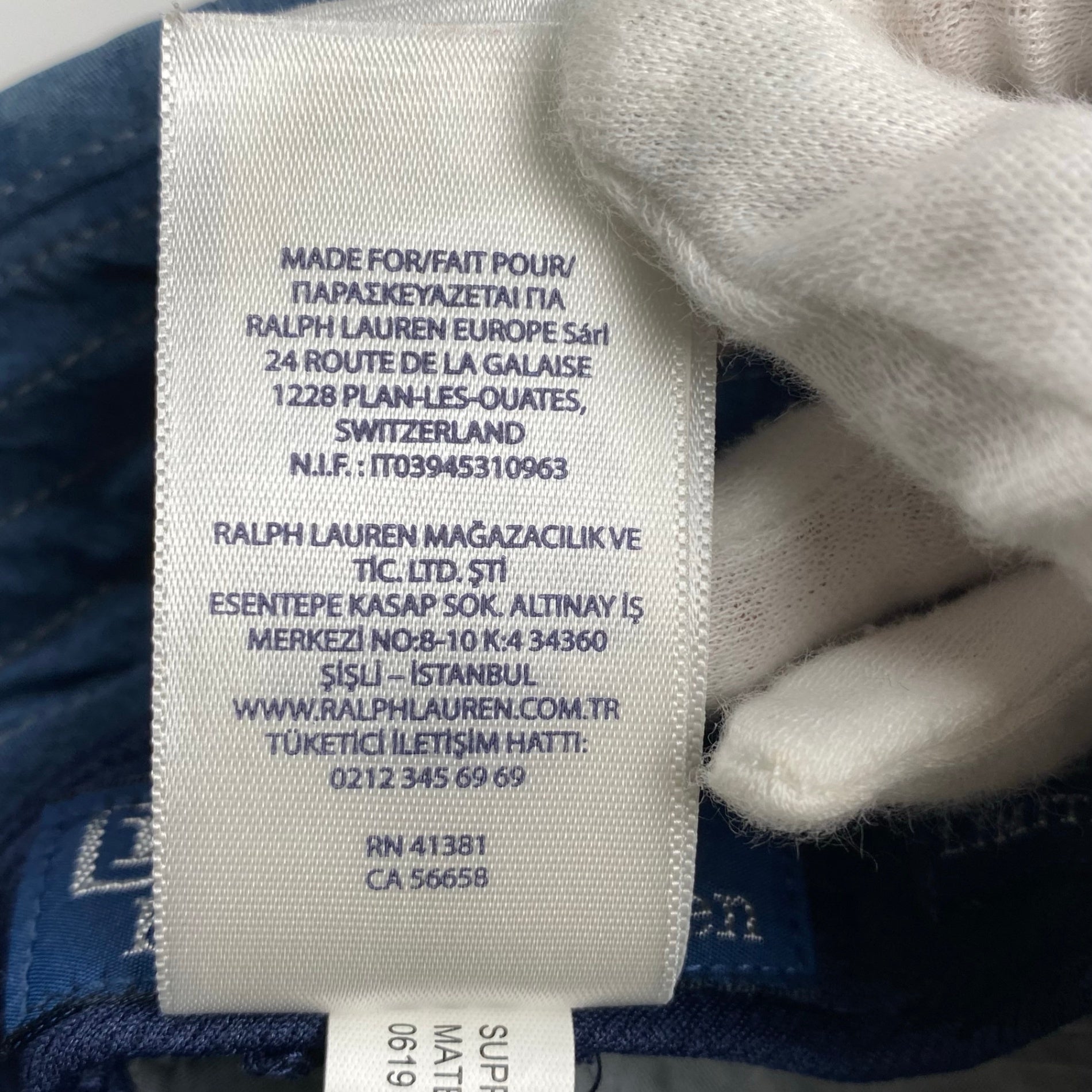 POLO by RALPH LAUREN ポロバイ ラルフローレン / 「LIMITED EDITION」 Indigo Stadium アウトドアハット インディゴ SIZE：S/M