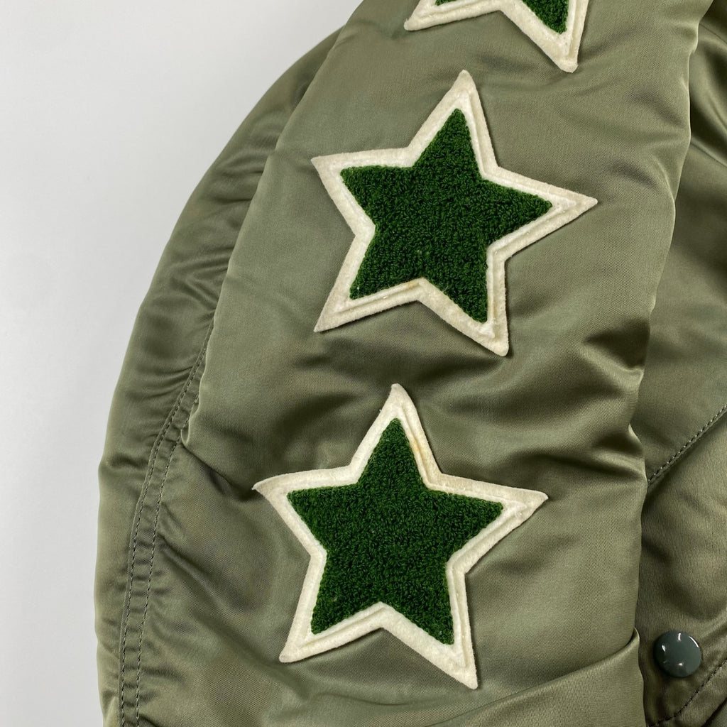 藤原ヒロシ MAJOR FORCE メジャーフォース / 10th Anniversary MA-1 ジャケット SIZE:medium-tall