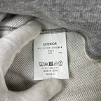 ULTERIOR アルテリア / DRY FEEL SILKY TERRY SWEAT グレー 参考定価：26,000+tax SIZE:4