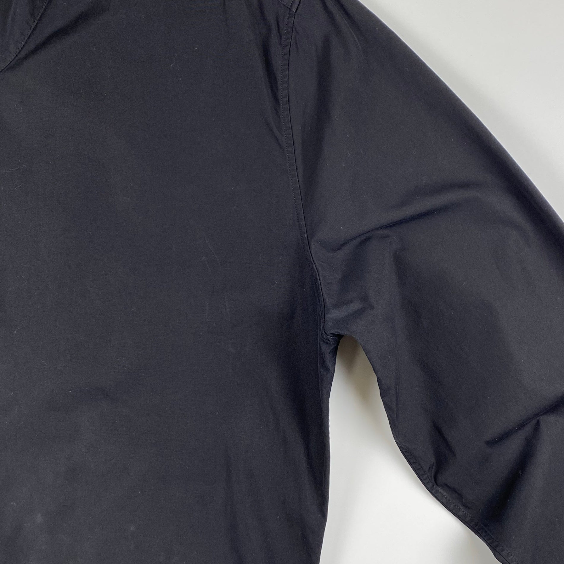 HERMES エルメス / スタンドカラー シャツ セリエボタン 変形デザイン SIZE：39（M程度）