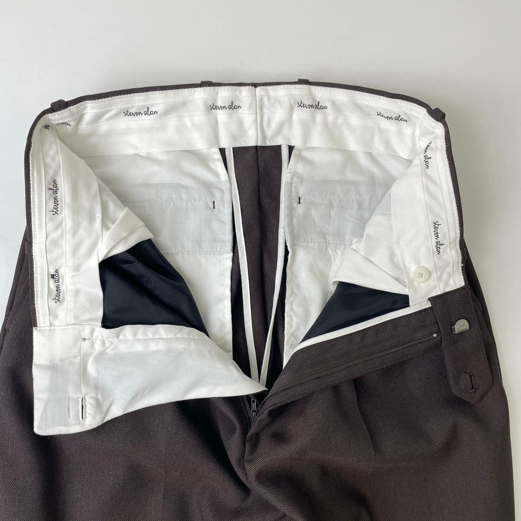 Steven Alan / マットクロス インツープリーツ ドレス トラウザーズ 参考定価：22,000+tax SIZE:S