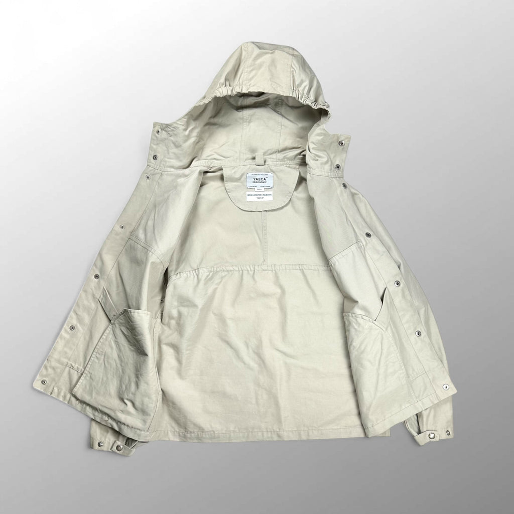 YAECA ヤエカ / 60/40 cloth hood shirts マウンテンパーカー ライトベージュ SIZE：S