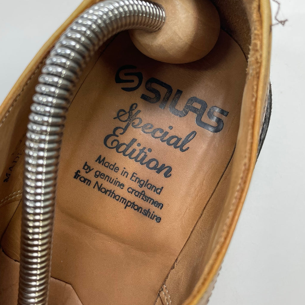 SILAS×CHEANEY サイラス チーニー / コラボウイングチップレザーシューズ 英国製 SIZE:9