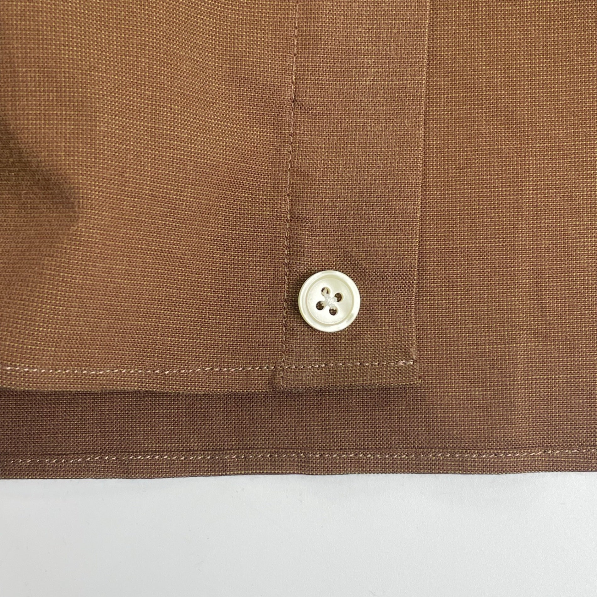 Yohji Yamamoto A.A.R ヨウジヤマモト アール / 90-00s 偏光 ボックスシルエットシャツ ブラウン 参考定価：16,000程度 SIZE：M