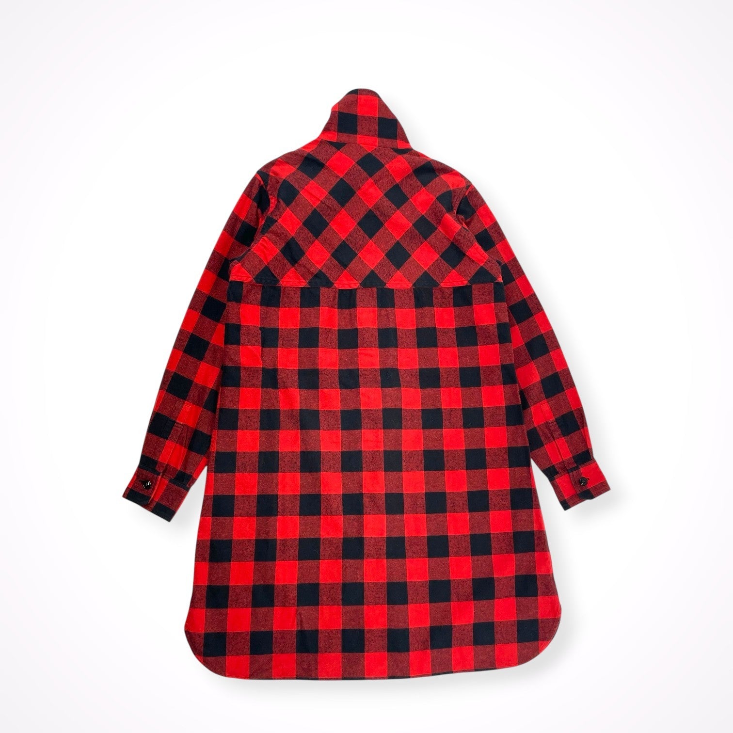 green(HYKE) / スタンドカラーギミックネルシャツ 参考定価：35,000程度 SIZE:1
