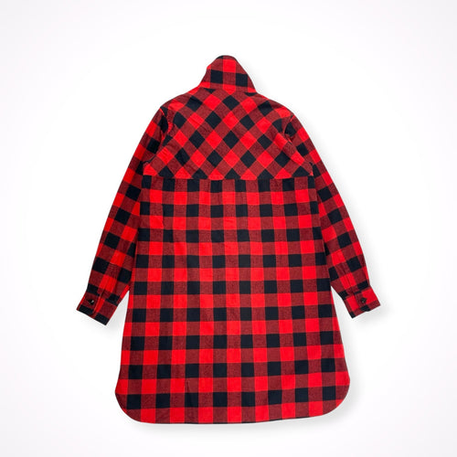 green(HYKE) / スタンドカラーギミックネルシャツ 参考定価：35,000程度 SIZE:1