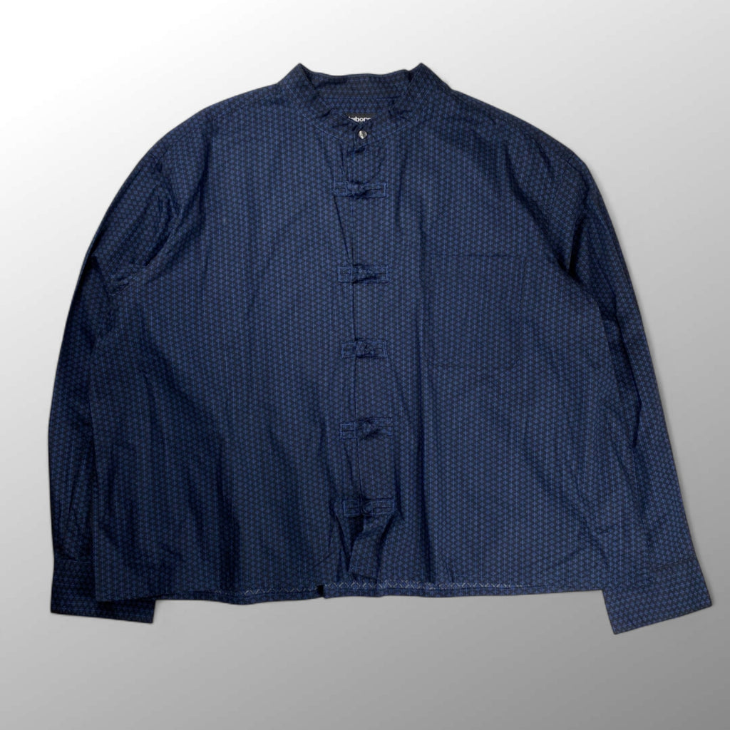 古着 VINTAGE claiborne クレイボーン / チャイナボタン シャツ ビッグシルエット SIZE：3XL