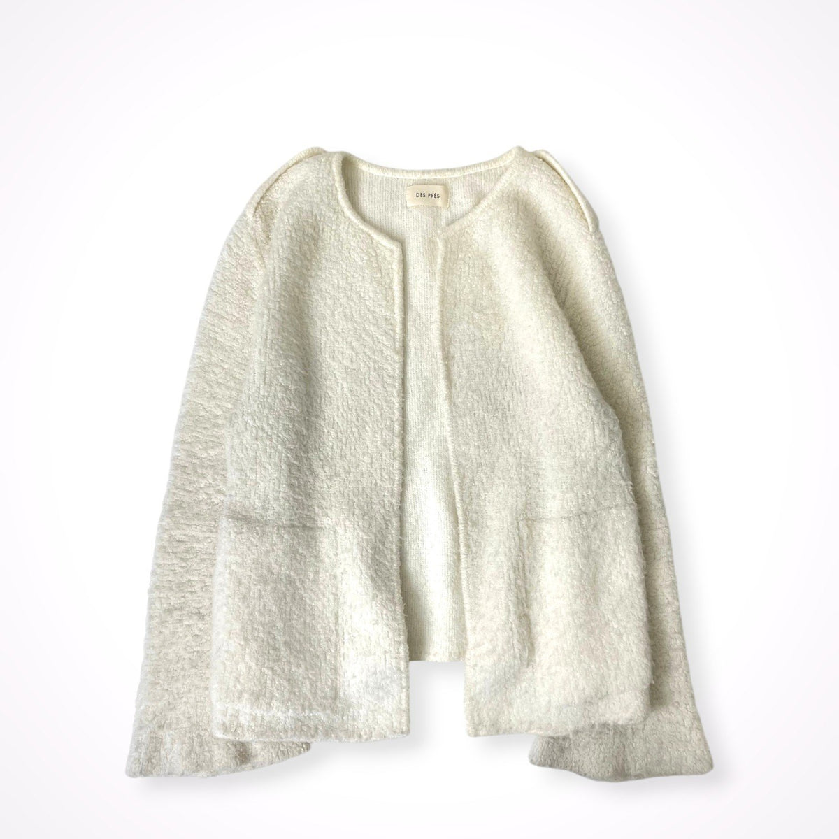 DES PRES / パイルステッチ ノーカラージャケット 参考定価：42,000+tax SIZE:FREE