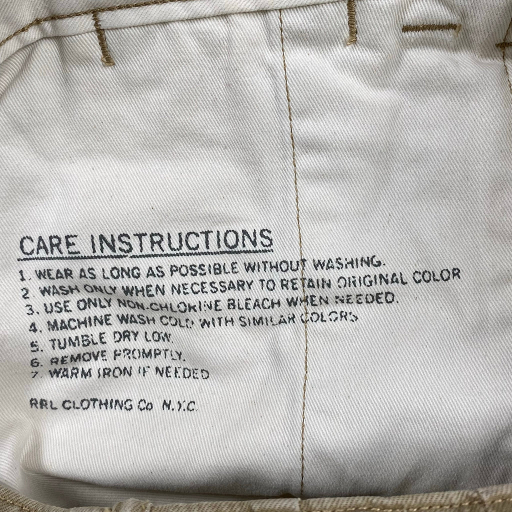 RRL ダブルアールエル / オフィサーズチノショーツ ハーフパンツ  参考定価：30,000程度 SIZE：W28