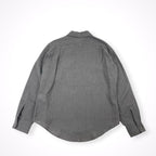 EMPORIO ARMANI / 00's リネンMIXハーフジップシャツ SIZE:44