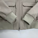 HERNO × Loro Piana ヘルノ ロロピアーナ / STORM SYSTEM スタンドカラーブルゾン ヴァルスタージャケット 参考定価：179,000+tax SIZE：46