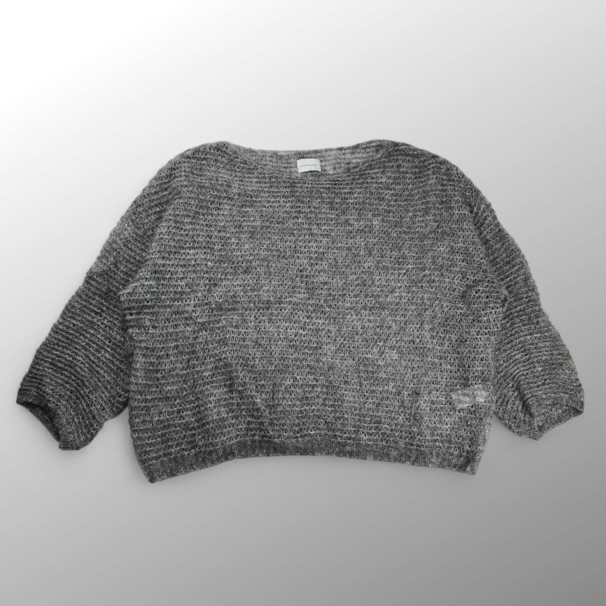 green label relaxing グリーンレーベルリラクシング / シアー モヘヤミックス プルオーバー ニット 参考定価：9,000+tax SIZE:FREE