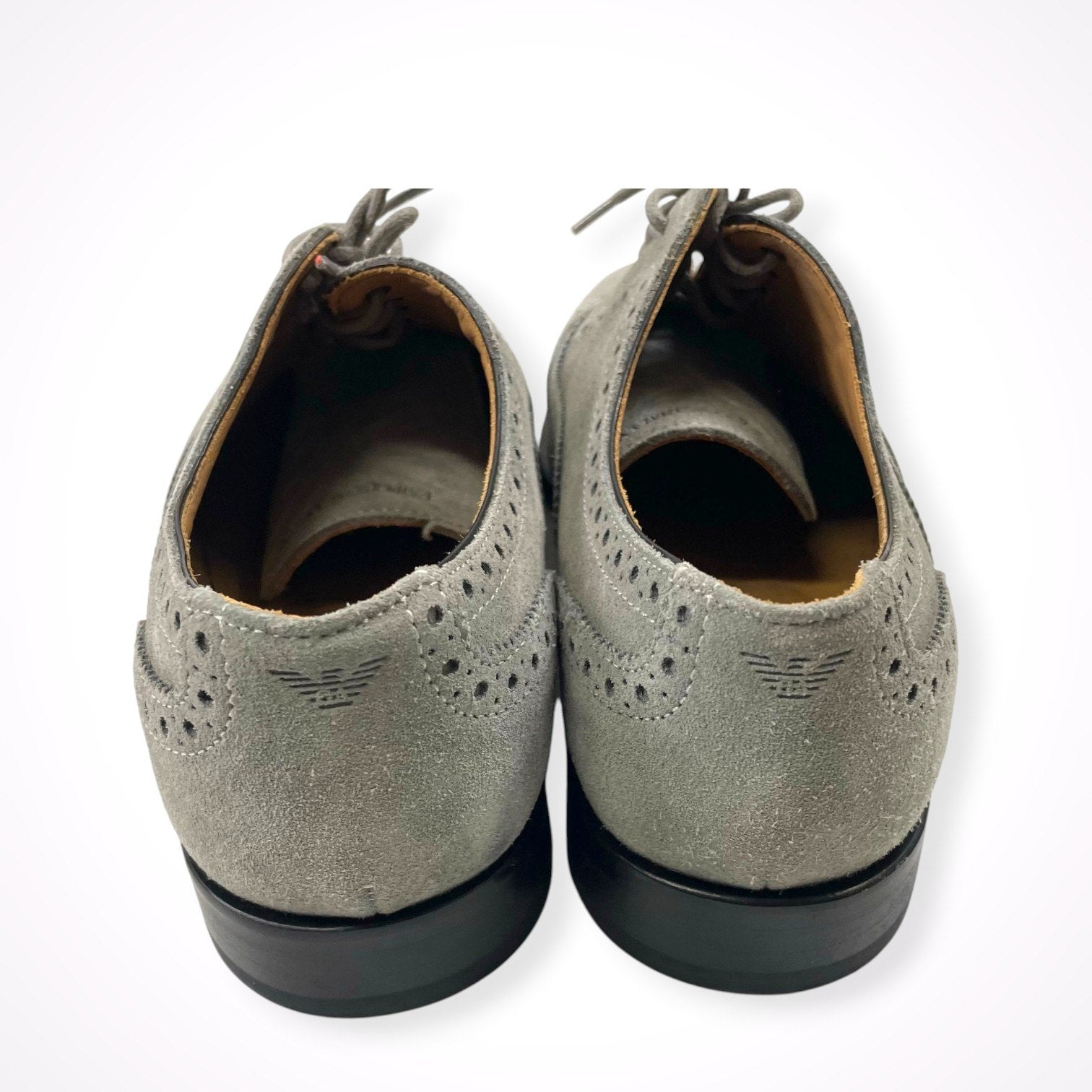 EMPORIO ARMANI エンポリオ アルマーニ / スウェードレザーシューズ 美品 参考定価：55,000程度 SIZE:5(24.5cm程度)